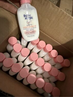 Baby Magic Creamy Baby Oil 2oz bottles-Brand new sealed case of 24-discontinued